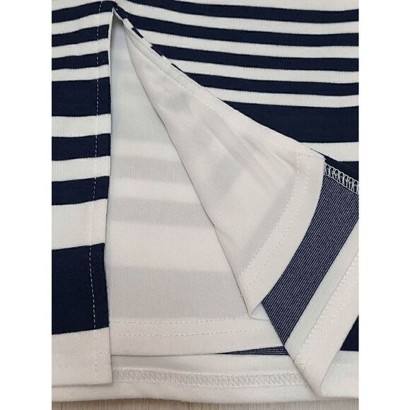 EXECUTIVE PONIES Classy Striped Pencil Skirt SIZE S - Picture 4 of 11